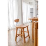 MAAI Design Mazeru stool ที่นั่งสูง45cm เก้าอี้นั่งสตูล สไตล์ญี่ปุ่น พร้อมพนักพิง