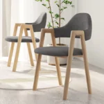 เก้าอี้Lesure chair ทรง A สไตล์โมเดิร์น dark gray